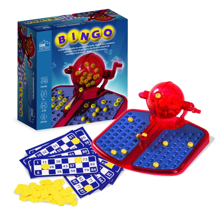 The Game Factory Bingo (207002) i gruppen LEKER, BARN OG BABY / Spill / Brettspill hos TP E-commerce Nordic AB (C87091)
