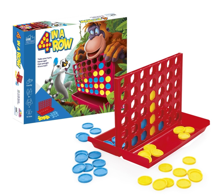 The Game Factory 4 på rad (207004) i gruppen LEKER, BARN OG BABY / Spill / Brettspill hos TP E-commerce Nordic AB (C87165)
