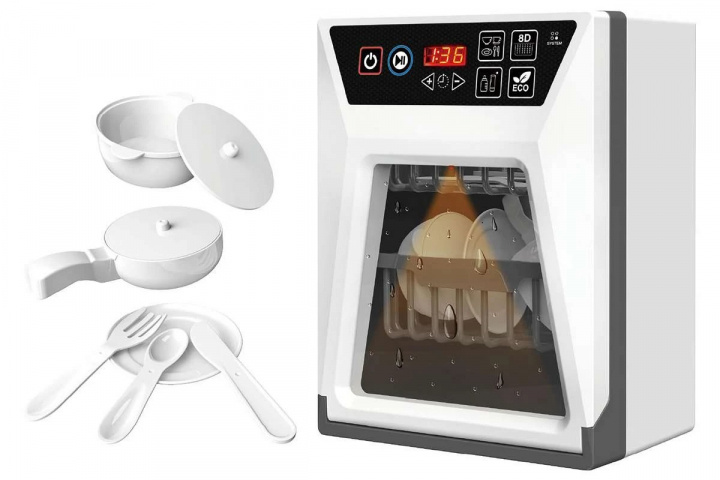 TEGOLE Oppvaskmaskin elektrisk m/tilbehør (500227) i gruppen LEKER, BARN OG BABY / Leker / Lite hjem & rollespill hos TP E-commerce Nordic AB (C87304)