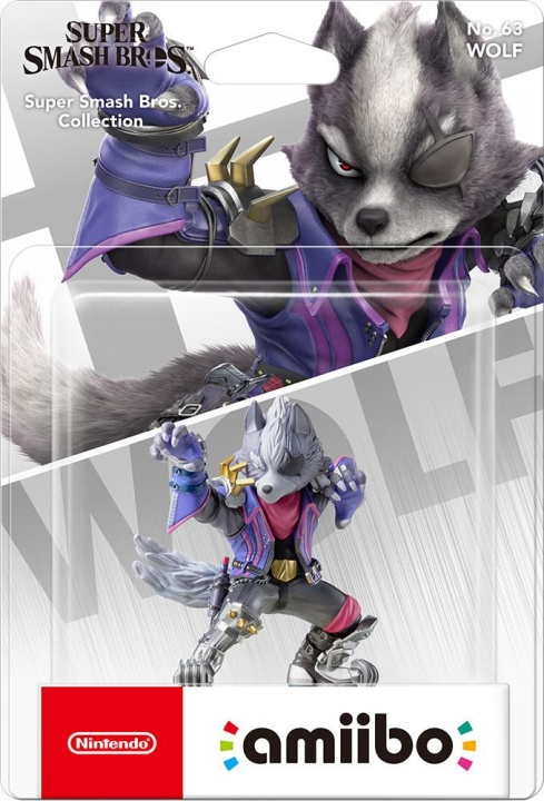 Amiibo Nintendo Amiibo Wolf (Smash Bros Collection) i gruppen Elektronikk / TV-spill & tilbehør / Nintendo Switch / Tilbehør hos TP E-commerce Nordic AB (C87450)