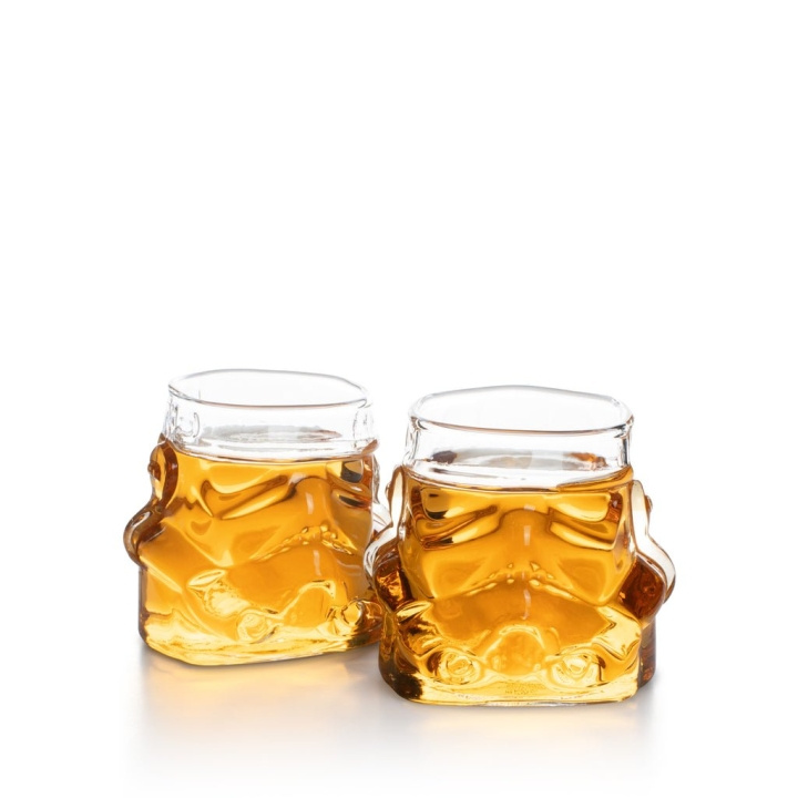 ThumbsUp Orig. Stormtrooper Whisky Glass x 2 i gruppen HJEM, HUS OG HAGE / Kjøkkenutstyr / Vin- og drinktilbehør hos TP E-commerce Nordic AB (C87616)