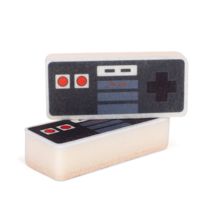 ThumbsUp Retro Controller Svamper sett med 2, med skrubbebøtte i gruppen HJEM, HUS OG HAGE / Hageprodukter / Rengjøring hos TP E-commerce Nordic AB (C87639)