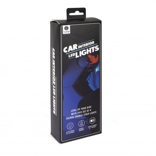 ThumbsUp Bilinteriør LED-lys 4 striper, 15 farger, 7 lyshastigheter i gruppen Elektronikk / Lys / LED sløyfer hos TP E-commerce Nordic AB (C87643)