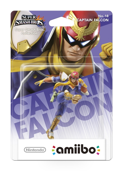 Nintendo Amiibo-figur Kaptein Falcon i gruppen Elektronikk / TV-spill & tilbehør / Nintendo Switch / Tilbehør hos TP E-commerce Nordic AB (C87982)