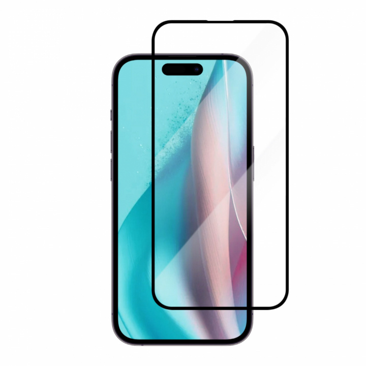 Champion Skjermbeskytter iPhone 16 Plus / 15 Plus Svart i gruppen SMARTTELEFON & NETTBRETT / Mobilbeskyttelse / Apple / iPhone 16 hos TP E-commerce Nordic AB (C88219)
