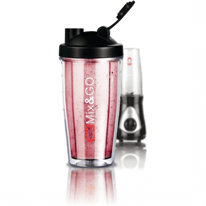C3 Mix&Go Dobbeltvegget flaske 500 ml i gruppen HJEM, HUS OG HAGE / Husholdningsapparater / Matprosessorer og kjøkkenassistenter / Miksere og blendere hos TP E-commerce Nordic AB (C88226)