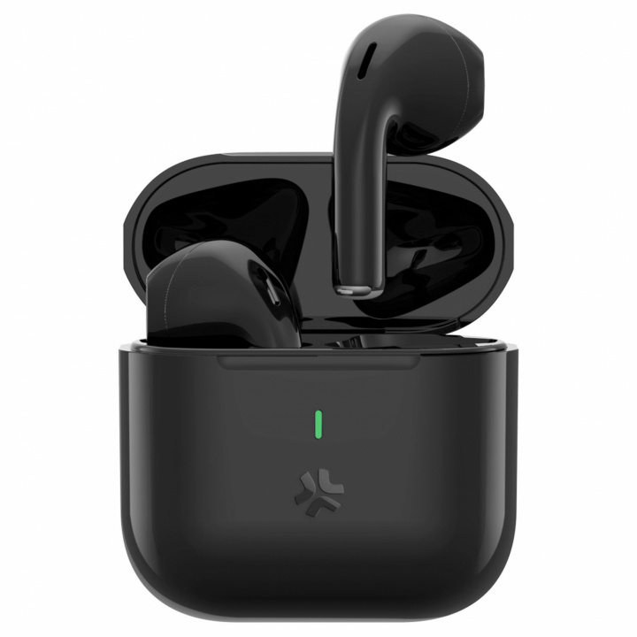 Celly Kompakte True Wireless Bluetooth-hodetelefoner Drop Black i gruppen Elektronikk / Lyd & Bilde / Hodetelefoner & Tilbehør / Hodetelefoner hos TP E-commerce Nordic AB (C88244)