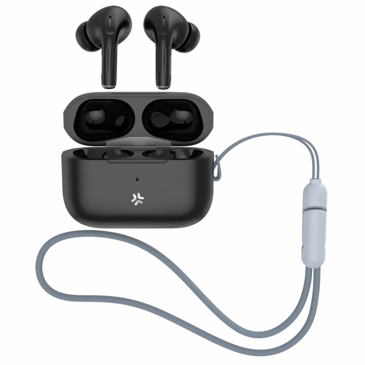 Celly Harmony True Wireless Bluetooth-hodetelefoner i øret ANC+ENC svart i gruppen Elektronikk / Lyd & Bilde / Hodetelefoner & Tilbehør / Hodetelefoner hos TP E-commerce Nordic AB (C88248)