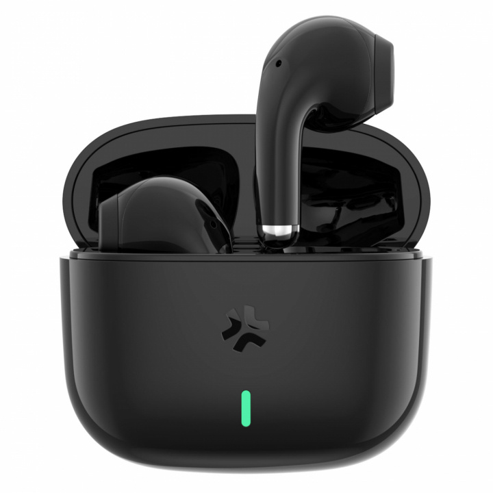 Celly Tips1 True Wireless Bluetooth-hodetelefoner Drop/In-Ear Black i gruppen Elektronikk / Lyd & Bilde / Hodetelefoner & Tilbehør / Hodetelefoner hos TP E-commerce Nordic AB (C88250)