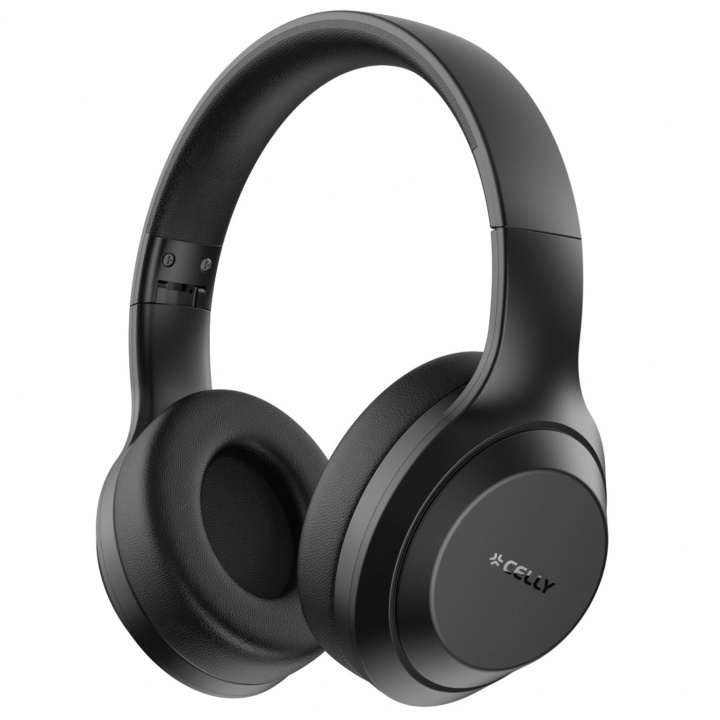 Celly Wavebeat trådløse over-ear-hodetelefoner i svart i gruppen Elektronikk / Lyd & Bilde / Hodetelefoner & Tilbehør / Hodetelefoner hos TP E-commerce Nordic AB (C88254)