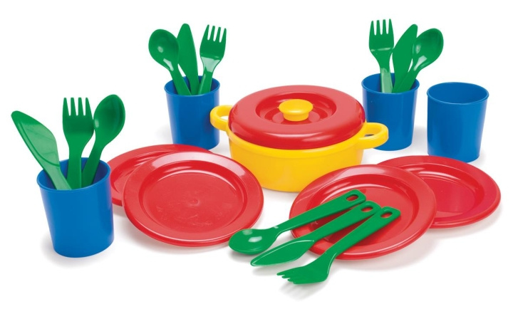 Dantoy Middagssett i netting (4381) i gruppen LEKER, BARN OG BABY / Leker / Lite hjem & rollespill hos TP E-commerce Nordic AB (C88301)
