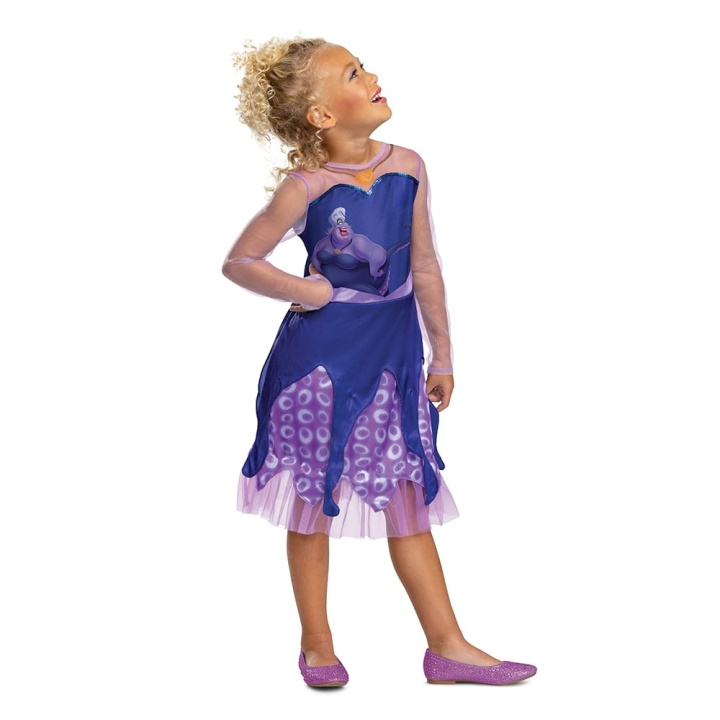 Disguise Klassisk dress - Ursula (128 cm) i gruppen LEKER, BARN OG BABY / Leker / Masker og kostymer hos TP E-commerce Nordic AB (C88569)
