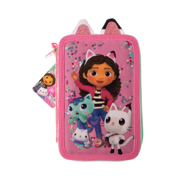 Gabby\'s Dollhouse Dobbelt pennal med innhold (033708500) i gruppen LEKER, BARN OG BABY / Leker / Penal hos TP E-commerce Nordic AB (C89771)