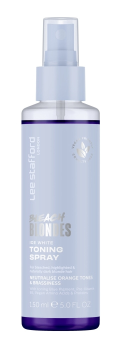 Lee Stafford Bleach Blondes Ice White Tone Correcting Conditioning Spray 150 ml i gruppen HELSE OG SKJØNNHET / Hår & styling / Hårpleie / Balsamspray/Leave-in hos TP E-commerce Nordic AB (C89791)