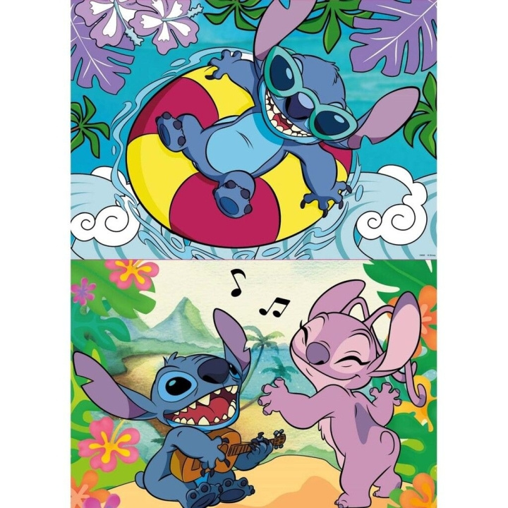 Educa 2X100 Disney Stitch (80-19998) i gruppen LEKER, BARN OG BABY / Leker / Barnas puslespill hos TP E-commerce Nordic AB (C89818)