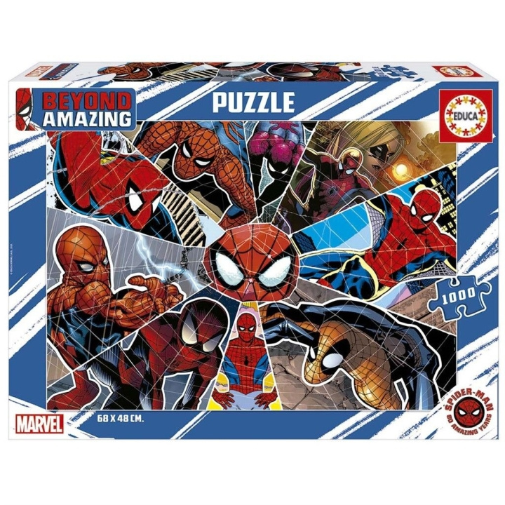 Educa 1000 stk. Puslespill - Spider-Man Beyond Amazing (80-19487) i gruppen SPORT, FRITID & HOBBY / Hobby / Puslespill hos TP E-commerce Nordic AB (C89967)