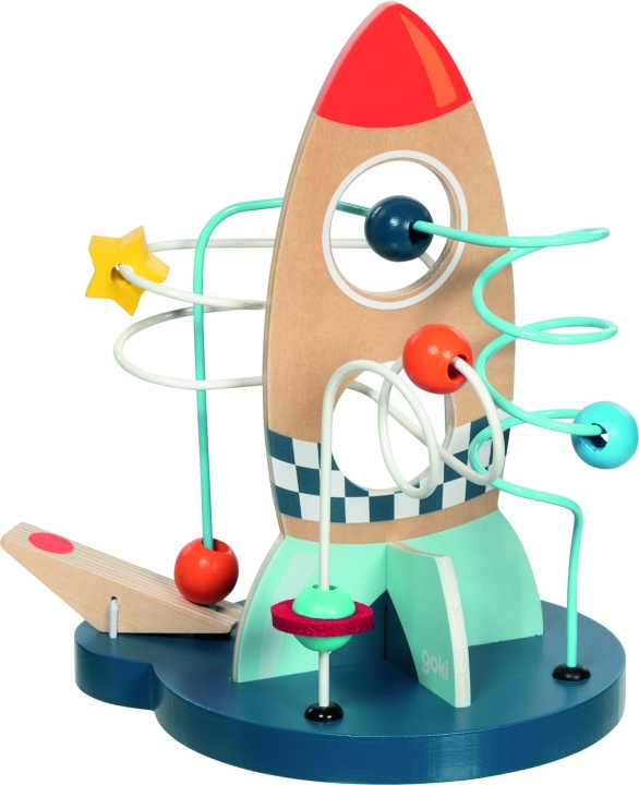 Goki Perlebane Space Orbit 21 med galaksekatapult - (59973) i gruppen LEKER, BARN OG BABY / Babyleker (0-3 år) / Aktivitetsleker hos TP E-commerce Nordic AB (C90311)
