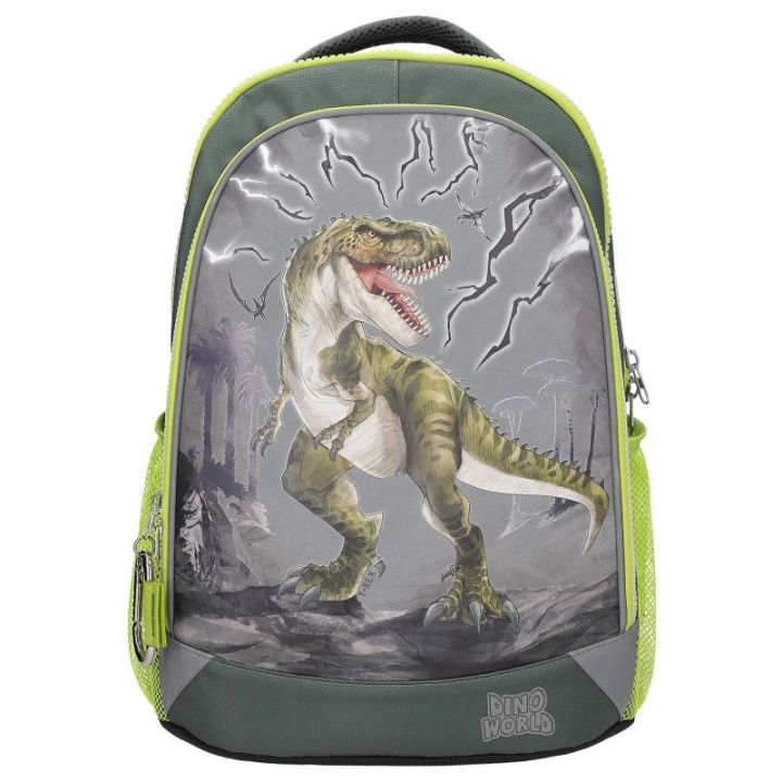 Dino World Skolesekk REFLECTOR ( 0411759 ) i gruppen LEKER, BARN OG BABY / Reise / Barnevesker / Ryggsekker hos TP E-commerce Nordic AB (C90434)