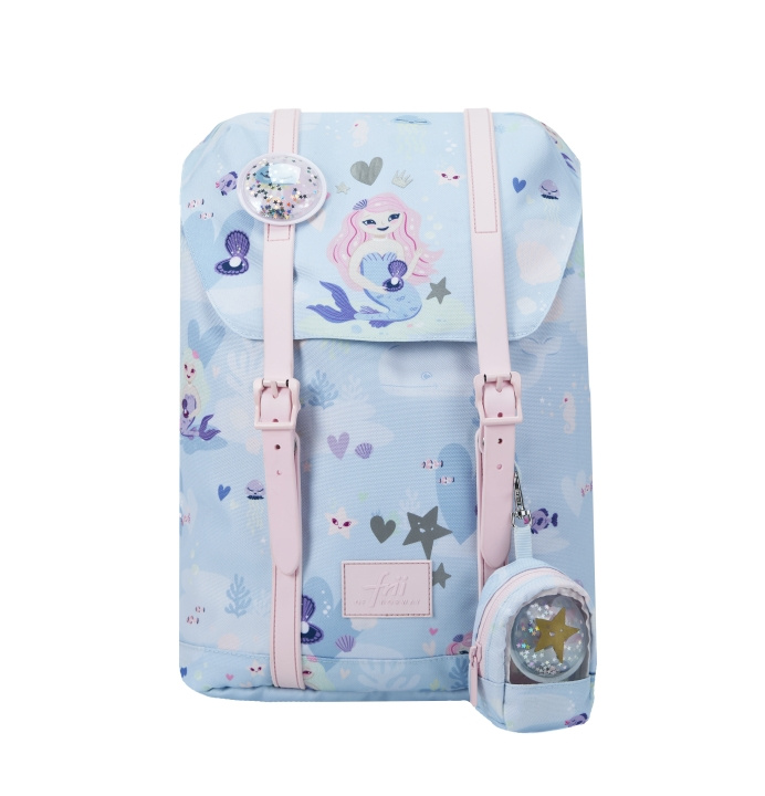 Frii of Norway 22L skolesekk - Retro Mermaid (24100) i gruppen LEKER, BARN OG BABY / Reise / Barnevesker / Ryggsekker hos TP E-commerce Nordic AB (C90560)