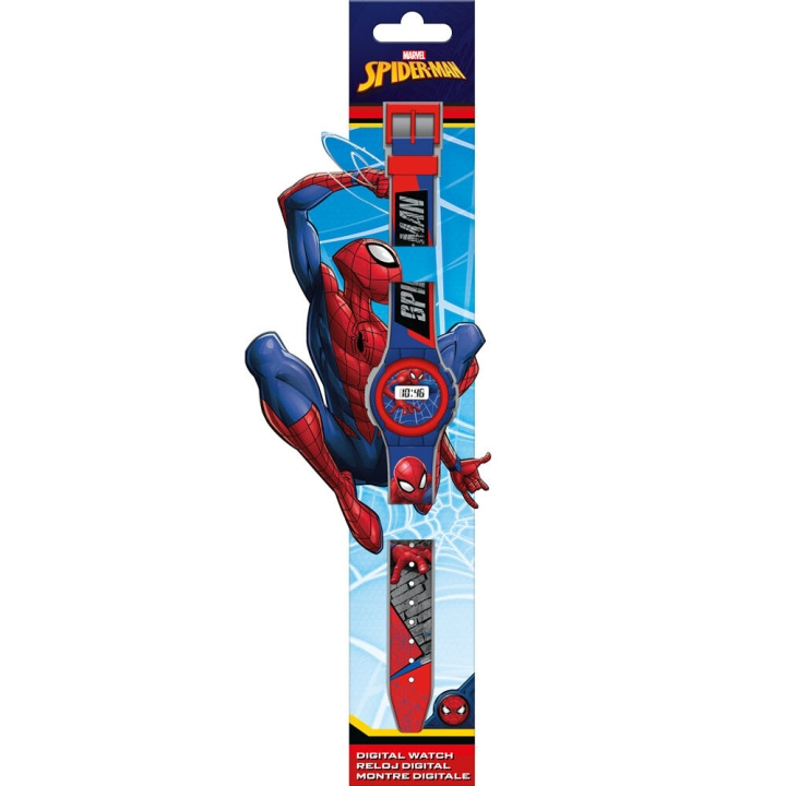 Disney Barnelisenser - Digitalt armbåndsur - Spider-Man (0878311-SPD4972) i gruppen SPORT, FRITID & HOBBY / Tilbehør / Klokker hos TP E-commerce Nordic AB (C90654)
