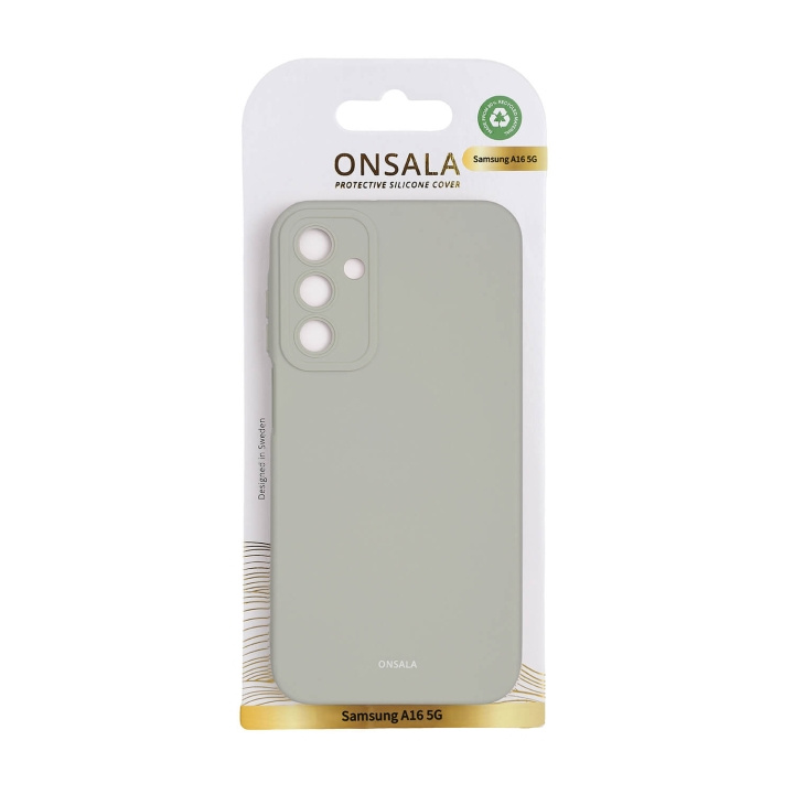 Onsala Back Silicone Touch Recycled Samsung A16 4G/A16 5G Concrete i gruppen SMARTTELEFON & NETTBRETT / Mobilbeskyttelse / Samsung hos TP E-commerce Nordic AB (C90695)