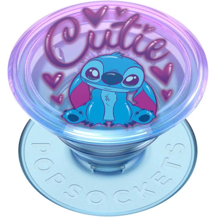 PopSockets Mobilholder PopGrip Lisensiert Cutie Stitch i gruppen SMARTTELEFON & NETTBRETT / Annet tilbehør / Popsockets hos TP E-commerce Nordic AB (C90738)