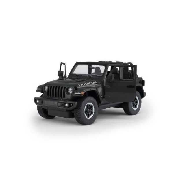 Rastar RC 1:14 Jeep Wrangler 2.G A/B - Svart (23037) i gruppen LEKER, BARN OG BABY / Radiostyrt / Radiostyrte biler hos TP E-commerce Nordic AB (C90940)