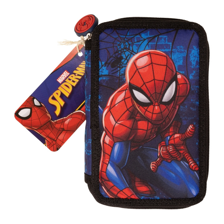 Spider-Man Dobbelt pennal med innhold (017808516) i gruppen LEKER, BARN OG BABY / Leker / Penal hos TP E-commerce Nordic AB (C91537)