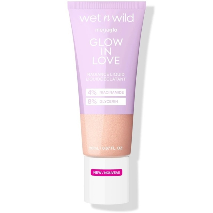 Wet n Wild Mega Glo Glow in Love Radiance Liquid 20 ml i gruppen HELSE OG SKJØNNHET / Makeup / Makeup ansikt / Rouge / Bronzer hos TP E-commerce Nordic AB (C92366)