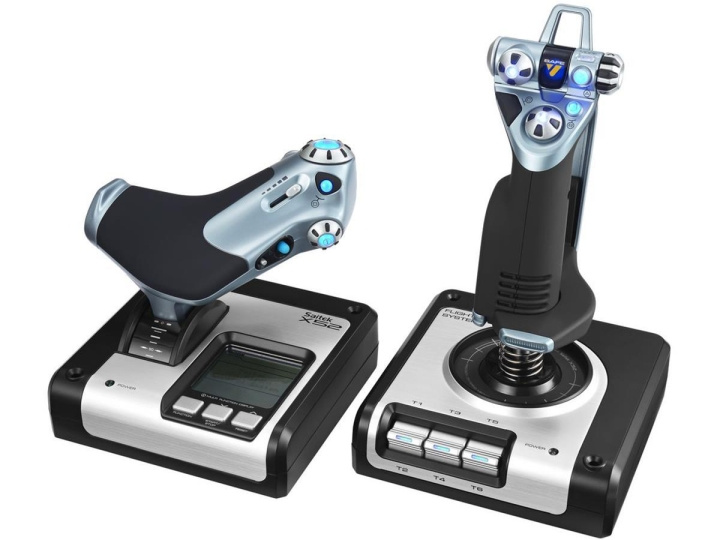 Logitech G Saitek X52 flykontrollsystem i gruppen Datautstyr / GAMING / Ratt & joysticks hos TP E-commerce Nordic AB (C92400)