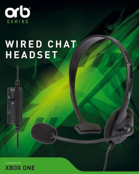 Orb Kablet chat-hodesett for Xbox i gruppen Elektronikk / TV-spill & tilbehør / Xbox hos TP E-commerce Nordic AB (C92409)