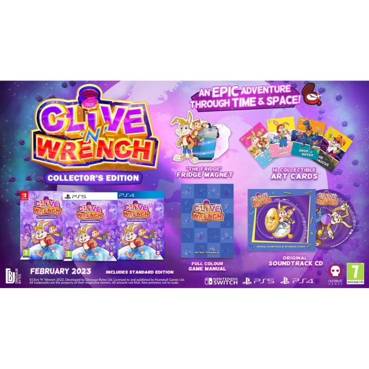 Clive \'N\' Wrench (samlerutgave) i gruppen Elektronikk / TV-spill & tilbehør / Sony PlayStation 5 / Spill hos TP E-commerce Nordic AB (C92685)