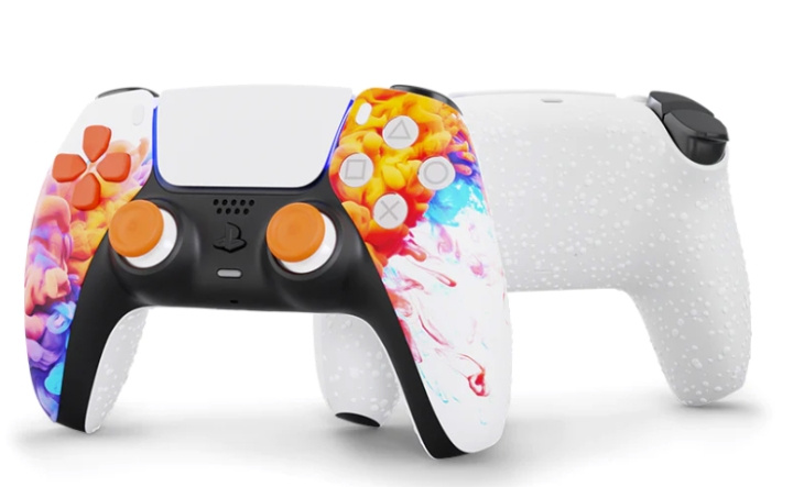 KING CONTROLLER King trådløs kontroller for Ps5 Color Splash 4 i gruppen Elektronikk / TV-spill & tilbehør / Sony PlayStation 5 / Tilbehør hos TP E-commerce Nordic AB (C93104)
