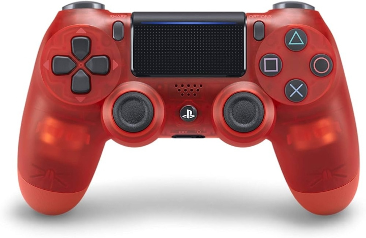 Sony Dualshock trådløs PS4-kontroller - Gjennomsiktig rød - OEM i gruppen Elektronikk / TV-spill & tilbehør / Sony PlayStation 4 / Tilbehør hos TP E-commerce Nordic AB (C93175)