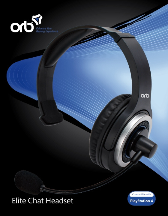 ORB Playstation 4 - Elite Chat-hodesett (ORB) i gruppen Elektronikk / TV-spill & tilbehør / Sony PlayStation 4 / Tilbehør hos TP E-commerce Nordic AB (C93283)