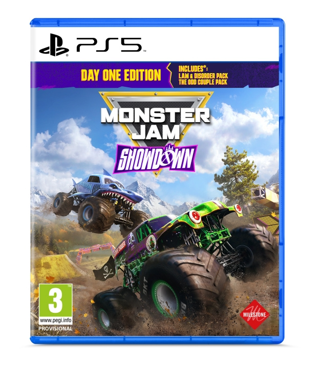 Milestone Monster Jam Showdown (Day 1 Edition) i gruppen Elektronikk / TV-spill & tilbehør / Sony PlayStation 5 / Spill hos TP E-commerce Nordic AB (C93330)
