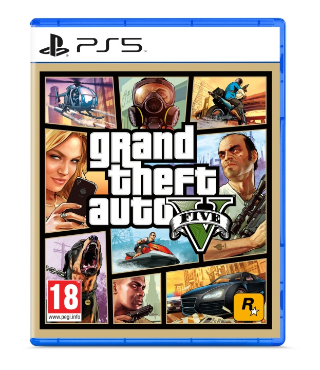 Rockstar Grand Theft Auto V (GTA 5) i gruppen Elektronikk / TV-spill & tilbehør / Sony PlayStation 5 / Spill hos TP E-commerce Nordic AB (C93332)