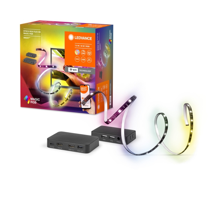 LEDVANCE SMART+ HDMI Sync Box + SMART Flex Magic WiFi i gruppen HJEM, HUS OG HAGE / Smarthus / Smart belysning hos TP E-commerce Nordic AB (C93407)