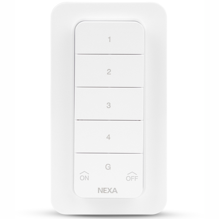 Nexa MYCT-2107 Fjernkontroll med magnetisk montering 4-kanals 433 MHz i gruppen HJEM, HUS OG HAGE / Smarthus / Smarthussystemer hos TP E-commerce Nordic AB (C93490)