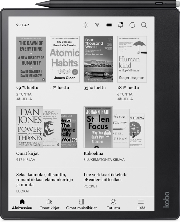 Kobo Elipsa 2E e-bokleser i gruppen SMARTTELEFON & NETTBRETT / Lesebrett hos TP E-commerce Nordic AB (C93527)