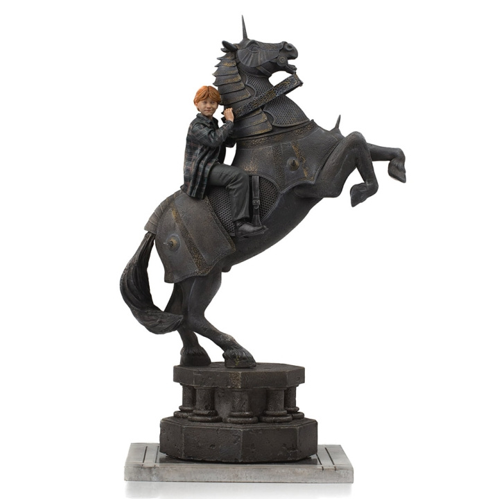 Harry Potter Ron Wiltersen i trollmannssjakk Statue Delux Art Scale 1/10 i gruppen SPORT, FRITID & HOBBY / Morsomme produkter / Samlerobjekter hos TP E-commerce Nordic AB (C93832)