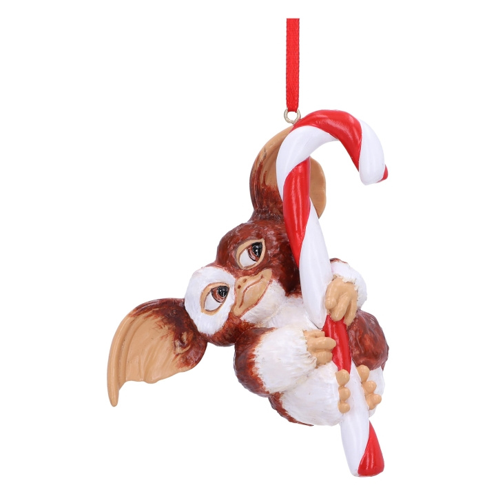 Nemesis Now Gremlins Gizmo hengende ornament med sukkerstang, 11 cm i gruppen HJEM, HUS OG HAGE / Innredning / Julepynt hos TP E-commerce Nordic AB (C93879)
