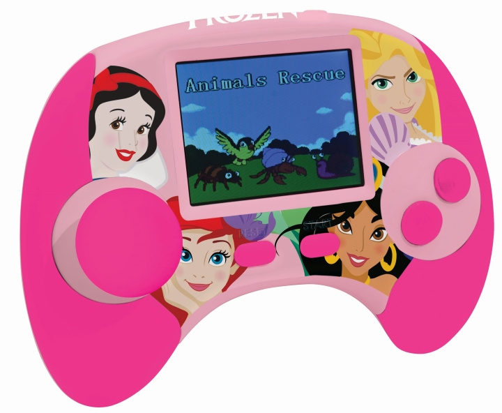 Lexibook Disney Princess pedagogisk håndholdt tospråklig konsoll med LCD-skjerm (JCG100DPi1) i gruppen LEKER, BARN OG BABY / Leker / Elektronikk og media / Interaktive leker hos TP E-commerce Nordic AB (C94205)