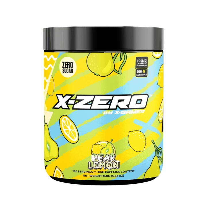 X-GAMER X-Zero 160 gram Pear Lemon i gruppen Datautstyr / GAMING / Energidrikke for gamere hos TP E-commerce Nordic AB (C94713)