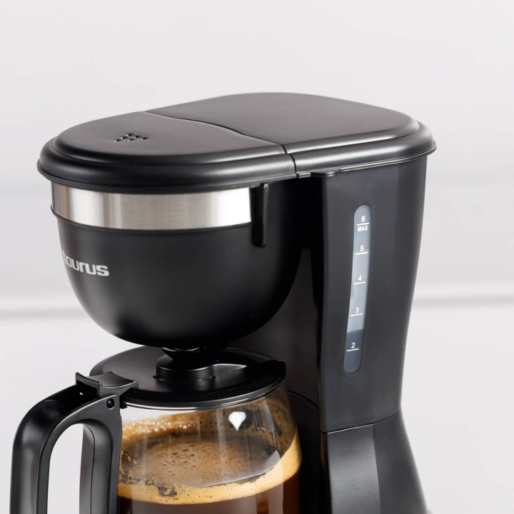 Taurus Coffee Maker Verona 6 Black i gruppen HJEM, HUS OG HAGE / Husholdningsapparater / Kaffe og espresso / Kaffetraktere hos TP E-commerce Nordic AB (C94792)
