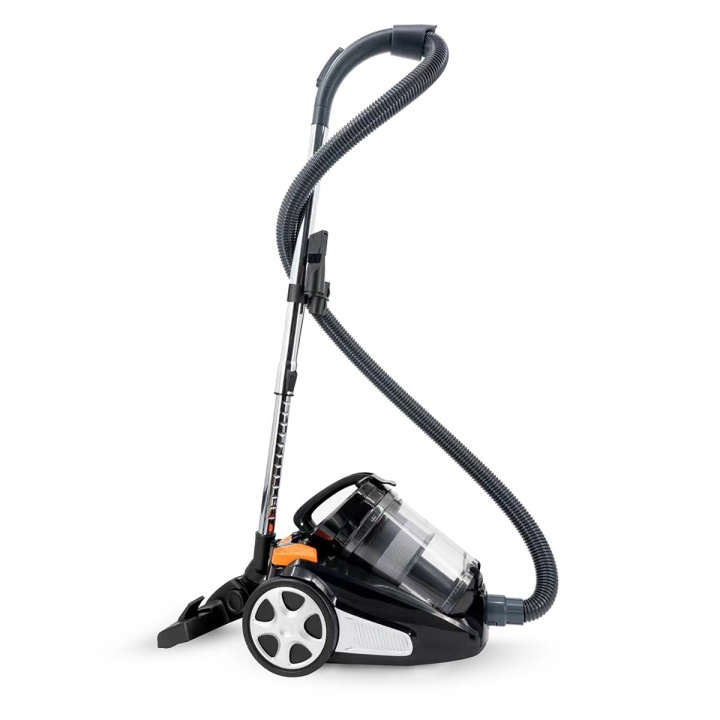Nedis Støvsuger uten pose | Uten Pose | 700 W | Støvkapasitet: 3.0 l | Kombi Pensel | aksjonsradius: 8.50 m | HEPA luftfilter | Antrasitt / Oransje / Sort i gruppen HJEM, HUS OG HAGE / Rengjøringsprodukter / Støvsugere og tilbehør / Gulvstøvsugere hos TP E-commerce Nordic AB (C94846)