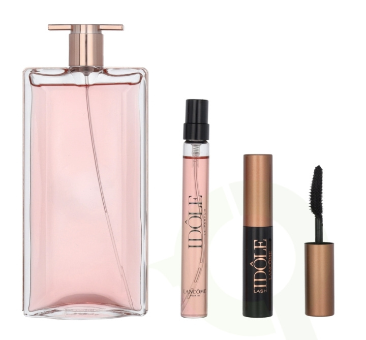 Lancome Idole Giftset 62.5 ml Edp Spray 50ml/Edp Spray 10ml/Lash Idole 2,5ml i gruppen HELSE OG SKJØNNHET / Gavesett / Gavesett for henne hos TP E-commerce Nordic AB (C94992)
