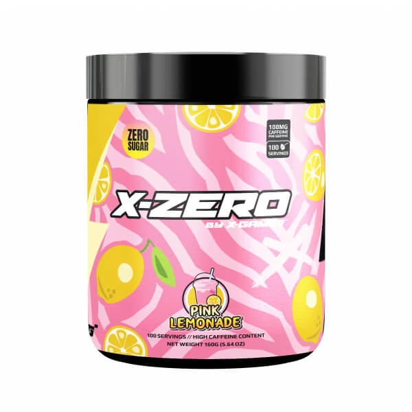 X-GAMER Energidrikkpulver X-Zero 160 gram Pink Lemonade i gruppen Datautstyr / GAMING / Energidrikke for gamere hos TP E-commerce Nordic AB (C95413)