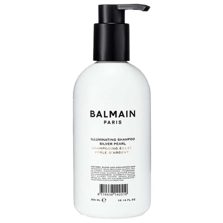 Balmain Illuminating Shampoo Silver Pearl 300 ml i gruppen HELSE OG SKJØNNHET / Hår & styling / Hårpleie / Hårfarge / Sølv sjampo hos TP E-commerce Nordic AB (C95500)