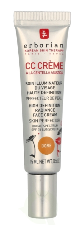 Erborian CC HD Radiance Face Cream SPF25 15 ml Dore i gruppen HELSE OG SKJØNNHET / Makeup / Makeup ansikt / CC/BB Cream hos TP E-commerce Nordic AB (C95560)